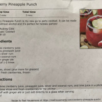 Cranberry Pineapple Punch